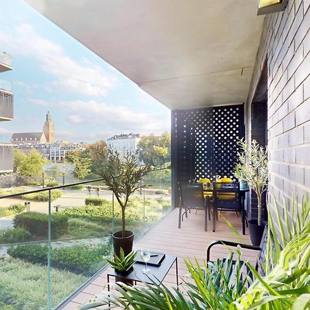 Apartament Z Tarasem I Widokiem Na Rzeke Wroapart-Pl - Apartment With Terrace And River View Wroapart Breslau Exterior foto
